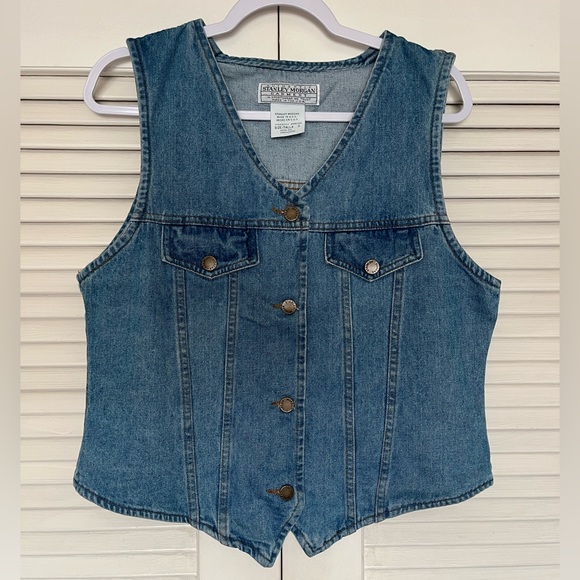 Vintage Denim Vest size S - Picture 1 of 3